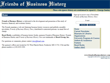 Tablet Screenshot of friendsofbusinesshistory.com
